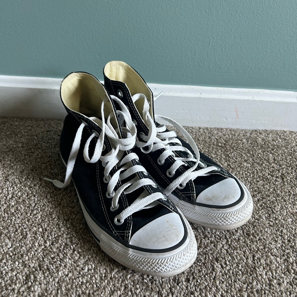 Converse All Stars Black and White High-Top Sneakers